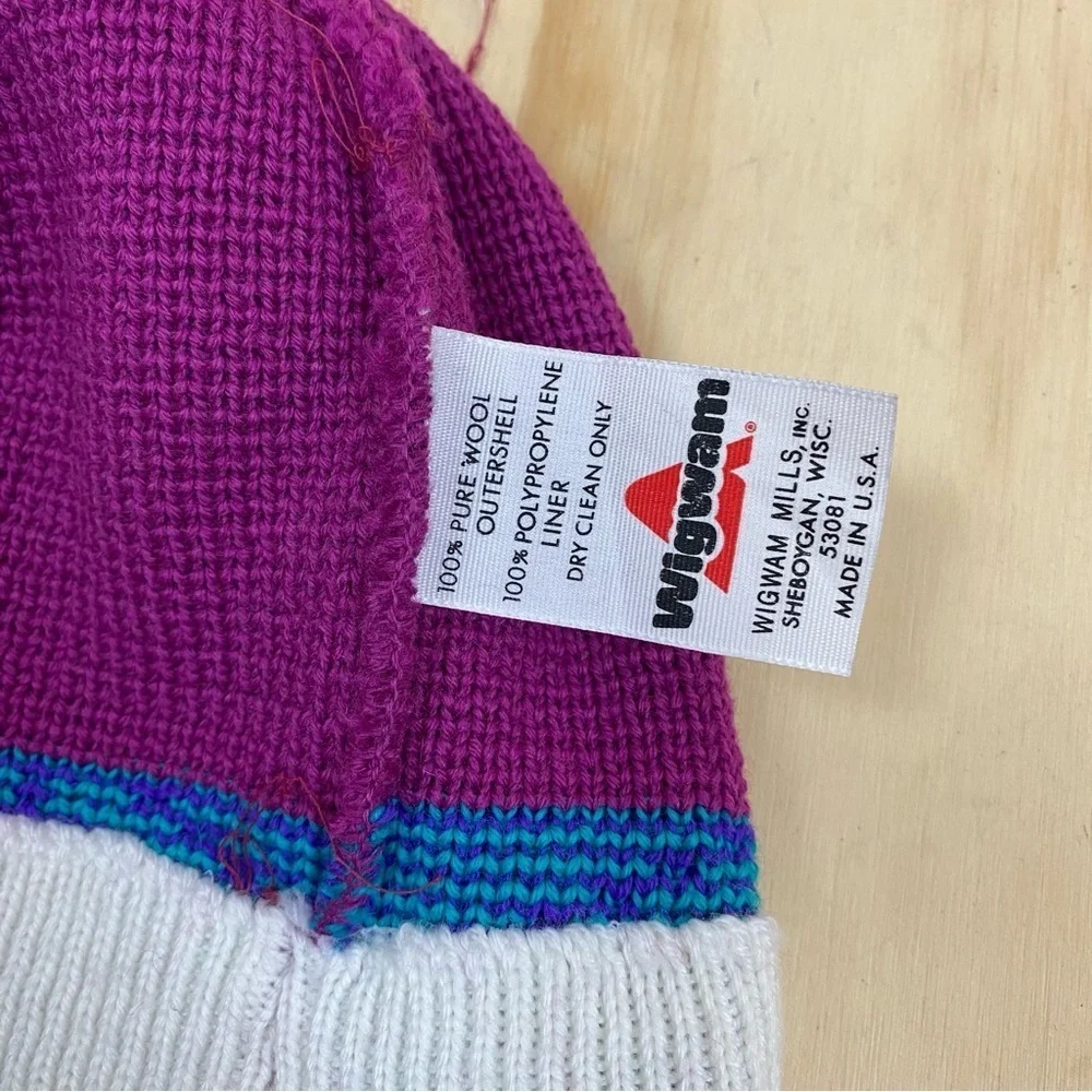 Vintage Wigwam Mills Wool Ski Hat Beanie